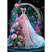 Load image into Gallery viewer, Diamond Painting - Partial Special Shaped - dream wedding dress (30*40CM)