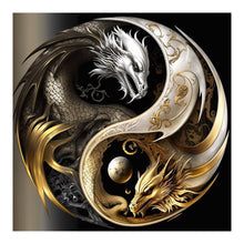 Load image into Gallery viewer, Diamond Painting - Full Round - Yin Yang Diagram (30*30CM)