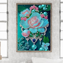 Load image into Gallery viewer, Diamond Painting - Partial Special Shaped - jewelry flower (30*40CM)