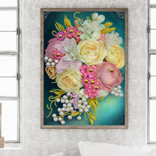 Load image into Gallery viewer, Diamond Painting - Partial Special Shaped - jewelry flower (30*40CM)