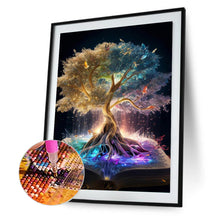 Load image into Gallery viewer, Diamond Painting - Full Round - magic book tree of life (30*40CM)