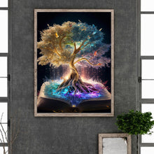 Load image into Gallery viewer, Diamond Painting - Full Round - magic book tree of life (30*40CM)