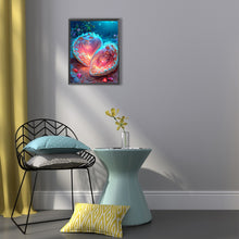 Load image into Gallery viewer, Diamond Painting - Full Round - butterfly heart (30*40CM)