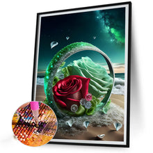 Load image into Gallery viewer, Diamond Painting - Full Round - bottle rose (30*40CM)