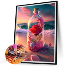 Load image into Gallery viewer, Diamond Painting - Full Round - bottle rose (30*40CM)