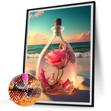Load image into Gallery viewer, Diamond Painting - Full Round - bottle rose (30*40CM)