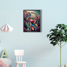 Load image into Gallery viewer, Diamond Painting - Full Round - dream catcher with flowers (30*40CM)