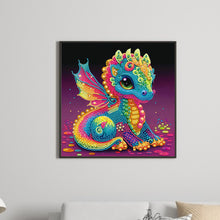 Load image into Gallery viewer, Diamond Painting - Partial Special Shaped - baby dragon (30*30CM)