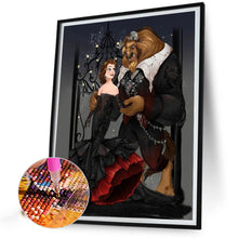 Load image into Gallery viewer, Diamond Painting - Full Round - disney princess and prince (30*40CM)