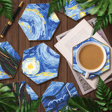 Load image into Gallery viewer, 7pcs Cup Coasters Creative DIY Anti Slip Coasters Honeycomb Shape (BD701)