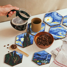 Load image into Gallery viewer, 7pcs Cup Coasters Creative DIY Anti Slip Coasters Honeycomb Shape (BD701)