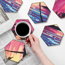 Load image into Gallery viewer, 7pcs Cup Coasters Creative DIY Anti Slip Coasters Honeycomb Shape (BD707)