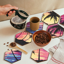 Load image into Gallery viewer, 7pcs Cup Coasters Creative DIY Anti Slip Coasters Honeycomb Shape (BD707)