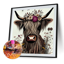 Load image into Gallery viewer, Diamond Painting - Full Round - Highland Yak (30*30CM)