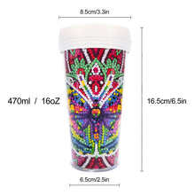 Load image into Gallery viewer, DIY Diamond Painted Water Mug Leak Proof BPA Free for Daily Carry (BZS01)