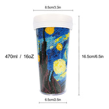 Load image into Gallery viewer, DIY Diamond Painted Water Mug Leak Proof BPA Free for Daily Carry (BZS03)