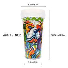 Load image into Gallery viewer, DIY Diamond Painted Water Mug Leak Proof BPA Free for Daily Carry (BZS07)