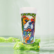 Load image into Gallery viewer, DIY Diamond Painted Water Mug Leak Proof BPA Free for Daily Carry (BZS07)