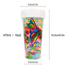 Load image into Gallery viewer, DIY Diamond Painted Water Mug Leak Proof BPA Free for Daily Carry (BZS11)