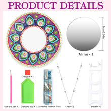 Load image into Gallery viewer, DIY Compact Mirror Paint by Number Kits Hanging Flower Home Decor (Y1150)