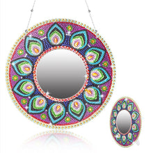 Load image into Gallery viewer, DIY Compact Mirror Paint by Number Kits Hanging Flower Home Decor (Y1150)