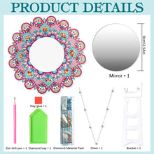 Load image into Gallery viewer, DIY Compact Mirror Paint by Number Kits Hanging Flower Home Decor (Y1151)