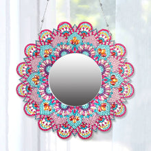 Load image into Gallery viewer, DIY Compact Mirror Paint by Number Kits Hanging Flower Home Decor (Y1151)