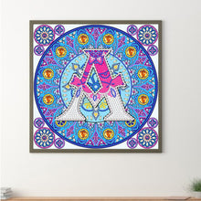 Load image into Gallery viewer, Diamond Painting - Partial Special Shaped - A letter mandala (30*30CM)