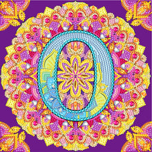 Load image into Gallery viewer, Diamond Painting - Partial Special Shaped - O letter mandala (30*30CM)