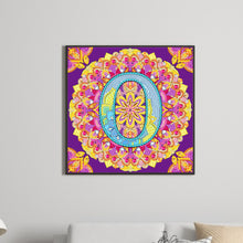 Load image into Gallery viewer, Diamond Painting - Partial Special Shaped - O letter mandala (30*30CM)