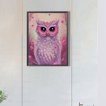 Load image into Gallery viewer, Diamond Painting - Partial Special Shaped - personality owl (30*40CM)