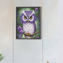 Load image into Gallery viewer, Diamond Painting - Partial Special Shaped - personality owl (30*40CM)