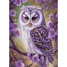 Load image into Gallery viewer, Diamond Painting - Partial Special Shaped - personality owl (30*40CM)