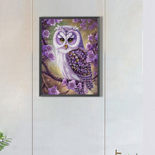 Load image into Gallery viewer, Diamond Painting - Partial Special Shaped - personality owl (30*40CM)