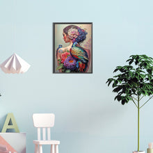 Load image into Gallery viewer, Diamond Painting - Full Round - personality girl back (30*40CM)