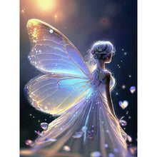 Load image into Gallery viewer, Diamond Painting - Full Round - winged angel girl (30*40CM)