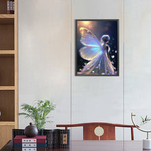 Load image into Gallery viewer, Diamond Painting - Full Round - winged angel girl (30*40CM)