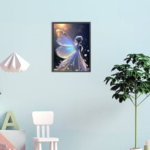 Load image into Gallery viewer, Diamond Painting - Full Round - winged angel girl (30*40CM)