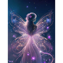 Load image into Gallery viewer, Diamond Painting - Full Round - winged angel girl (30*40CM)