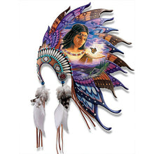 Load image into Gallery viewer, Diamond Painting - Full Round - native american headgear (30*40CM)