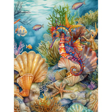 Load image into Gallery viewer, Diamond Painting - Full Round - seahorse (30*40CM)