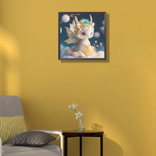 Load image into Gallery viewer, Diamond Painting - Full Round - Noble and cute dragon (30*30CM)