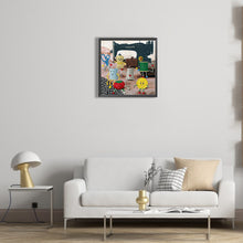 Load image into Gallery viewer, Diamond Painting - Partial Special Shaped - retro nostalgic sewing machine (30*30CM)