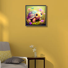 Load image into Gallery viewer, Diamond Painting - Full Round - crawling turtle (30*30CM)