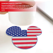 Load image into Gallery viewer, DIY Diamond Painting Coasters Mickey Kit Cartoon Coasters for Adults Kids