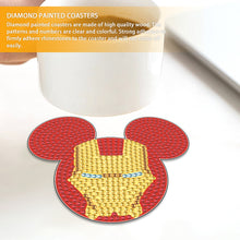 Load image into Gallery viewer, DIY Diamond Painting Coasters Mickey Kit Cartoon Coasters for Adults Kids