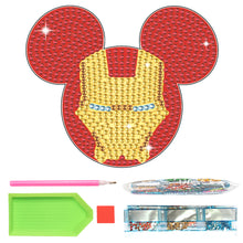 Load image into Gallery viewer, DIY Diamond Painting Coasters Mickey Kit Cartoon Coasters for Adults Kids