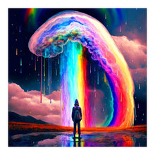 Load image into Gallery viewer, Diamond Painting - Full Round - dream rainbow world (30*30CM)