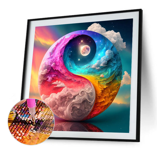 Diamond Painting - Full Round - dream rainbow world (30*30CM)