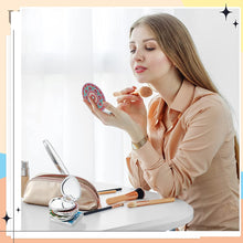 Load image into Gallery viewer, DIY Diamond Art Mosaic Makeup Mirror Art Craft Set Mandala Pattern Pocket Mirror